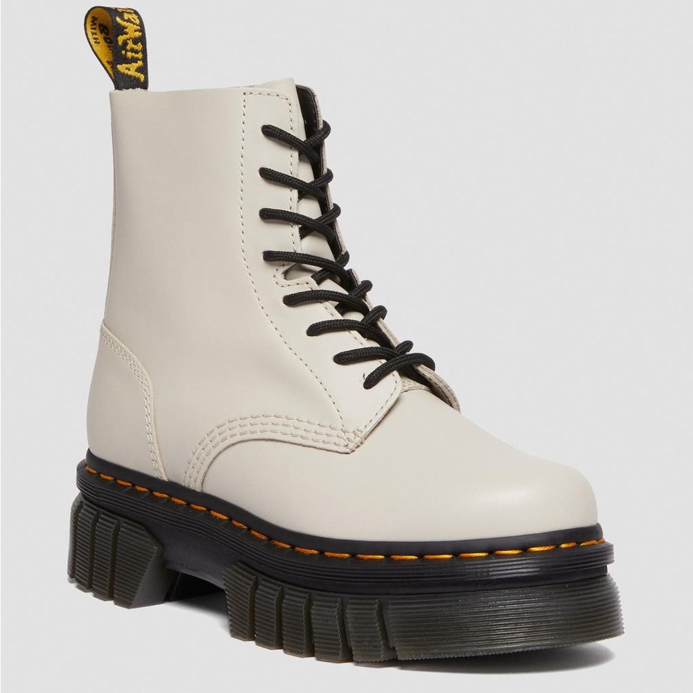 DOC MARTEN AUDRICK NAPPA LEATHER PLATFORM ANKLE BOOTS
